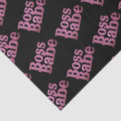 Rosa Glitzer Boss Babe Seidenpapier (Detail)