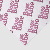 Rosa Glitzer Boss Babe Seidenpapier (Detail)