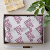 Rosa Glitzer Boss Babe Seidenpapier (Geschenk)
