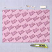 Rosa Glitzer Boss Babe Seidenpapier (Handwerk)