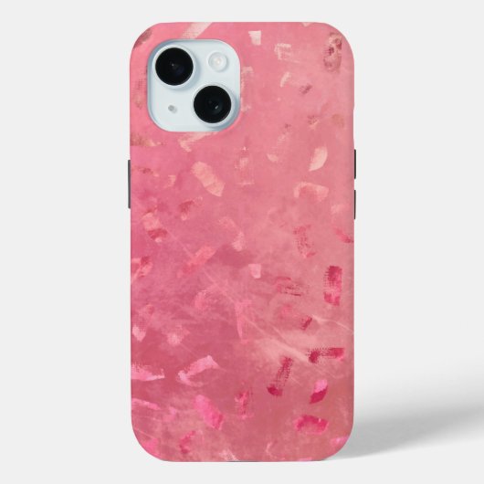 Rosa-Glitzer Case-Mate iPhone Hülle (Rückseite)
