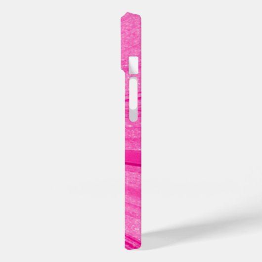Rosa Glitzer Case-Mate iPhone Hülle (Rückseite / Links)