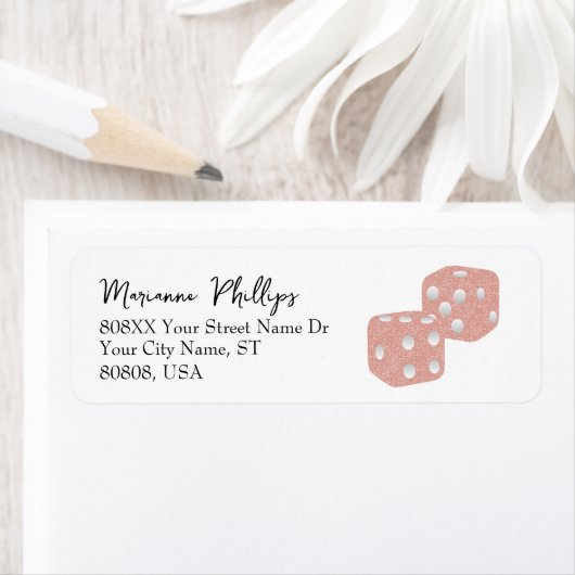 Rosa Glitzer Casino (Insitu)