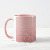 Rosa Glitzer Combo-Tasse Tasse (Links)