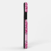 Rosa Glitzer-diamante de imitación-Herz-Foto Case-Mate iPhone Hülle (Hinten/Rechts)