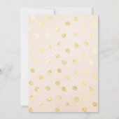 Rosa Glitzer Donuts und Einladung zu Diamanten (Rückseite)