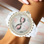 Rosa Glitzer Eyelashes Armbanduhr<br><div class="desc">Bleibe stylish und pünktlich mit dem Pink Glitzer Eyelashes Custom Watch. Mit glänzenden rosa Glitzer-Akzenten, kühnen Augenlischendetails und einem schicken Design ist diese Uhr perfekt für Lasch-Techs, Lash-Künstler oder alle, die Glam-Accessoires Lieben. Personalisieren Sie es mit Ihrem Namen, Geschäftsnamen oder verließ Sie es leer für ein schlankes und vielseitiges Aussehen....</div>