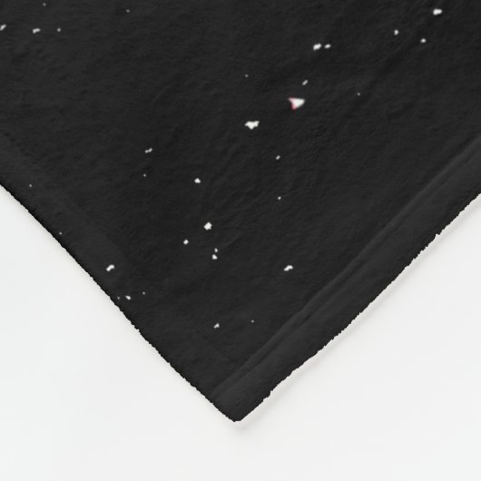 Rosa Glitzer Fleece Blankon (Ecke)