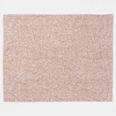 Rosa Glitzer Fleecedecke (Vorderseite (Horizontal))