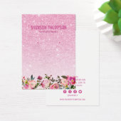 Rosa Glitzer Floral Earl Display (Schreibtisch)