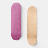 Rosa Glitzer, Funkelnd, Glitzer Hintergrund Skateboard (Vorderseite)