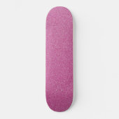 Rosa Glitzer, Funkelnd, Glitzer Hintergrund Skateboard (Vorderseite)