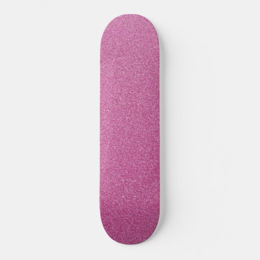 Rosa Glitzer, Funkelnd, Glitzer Hintergrund Skateboard (Vorderseite)