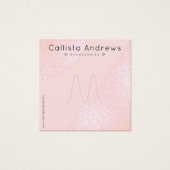 Rosa Glitzer Geo Herzring Display (Vorderseite)