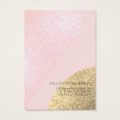 Rosa Glitzer Geoherringe anzeigen (Rückseite)