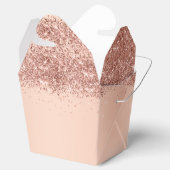 Rosa Glitzer Gestalten Sie Ihr eigenes Gefallen Geschenkschachtel (Geöffnet)