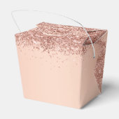 Rosa Glitzer Gestalten Sie Ihr eigenes Gefallen Geschenkschachtel (Rückseite)