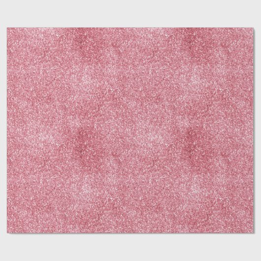 Rosa Glitzer Glitz Unicorn Sparkle Geschenkpapier (Flach)