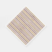 Rosa Glitzer Glitzy Stripes Serviette (Ecke)
