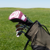 Rosa Glitzer | Golf | personalisiert NAME monogram Headcover (In SItu)
