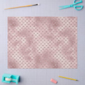 Rosa Glitzer Herz   Seidenpapier (Basteln)