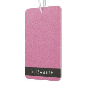 Rosa Glitzer, Hintergrund des Glitzer, Ihr Name Autolufterfrischer (Links)