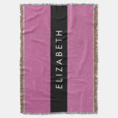 Rosa Glitzer, Hintergrund des Glitzer, Ihr Name Decke (Vorderseite Vertikal)