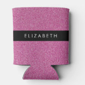 Rosa Glitzer, Hintergrund des Glitzer, Ihr Name Dosenkühler (Rückseite)