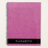 Rosa Glitzer, Hintergrund des Glitzer, Ihr Name Planer (Vorderseite)