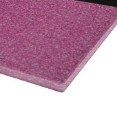 Rosa Glitzer, Hintergrund des Glitzer, Ihr Name Schneidebrett (Ecke)