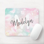 Rosa Glitzer Hübsch Bokeh-Muster Mousepad (Mit Mouse)