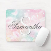 Rosa Glitzer Hübsch Bokeh-Muster Mousepad (Mit Mouse)