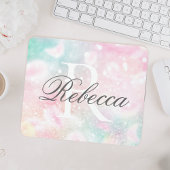 Rosa Glitzer Hübsch Bokeh-Muster Mousepad
