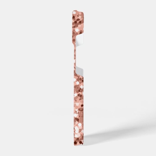 Rosa Glitzer iPhone Hülle (Linke Seite)