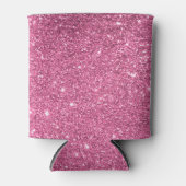 Rosa Glitzer kann kühler werden Dosenkühler (Vorderseite)