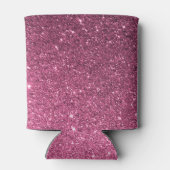 Rosa Glitzer kann kühler werden Dosenkühler (Rückseite)