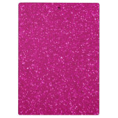Rosa Glitzer Klemmbrett (Rückseite)