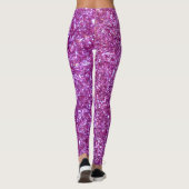 Rosa Glitzer Leggings (Rückseite)