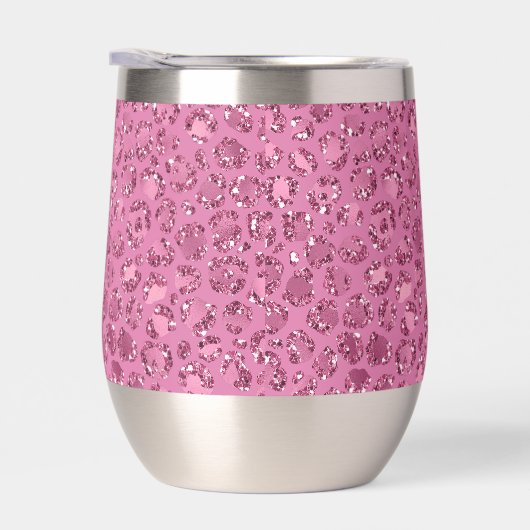 Rosa Glitzer Leopard (Rechts)