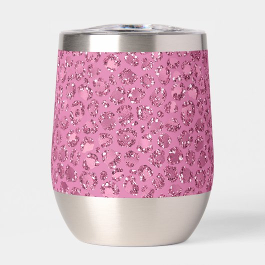 Rosa Glitzer Leopard (Vorderseite)