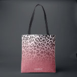 Rosa Glitzer-Leopard-Haut Tasche<br><div class="desc">Rosa Glitzer-Leopard-Haut</div>