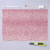 Rosa Glitzer Leopard Ombre Seidenpapier (Handwerk)