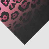Rosa Glitzer Leopard Print Seidenpapier (Ausschnitt)