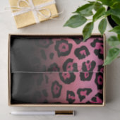 Rosa Glitzer Leopard Print Seidenpapier (Geschenk)