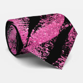 Rosa Glitzer Lippen #2 Krawatte (Gerollt)