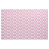 Rosa Glitzer-Lippen #2 Stoff (Yard (91,4 cm))