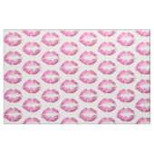 Rosa Glitzer-Lippen #2 Stoff (Fat Quarter (45,7 x 55,9 cm))