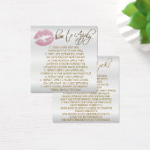 Rosa Glitzer Lippen auf Weiß - Anbringen (Schreibtisch)