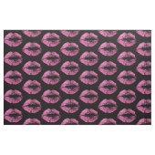 Rosa Glitzer-Lippen Stoff (Fat Quarter (45,7 x 55,9 cm))