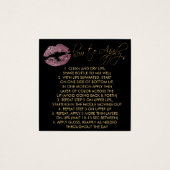 Rosa Glitzer Lips 2 - Anwenden (Vorderseite)